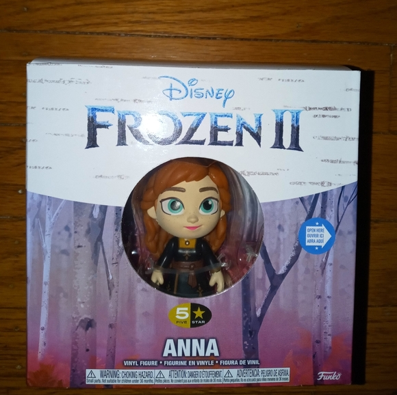 Disney Funko 5 star Frozen Anna figurine NIB - Picture 3 of 3